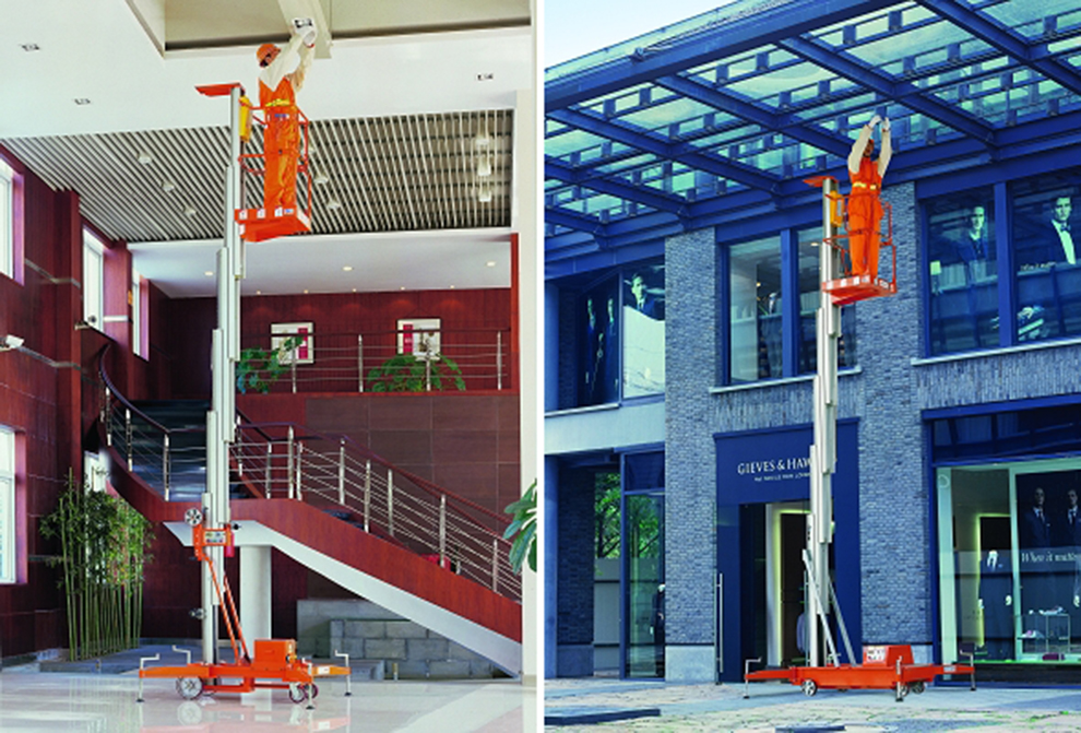 GTWY-100 Aluminium aerial platform single mast